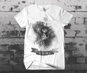 White Lavola Graphic Tee